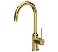 Quadron Ingrid Q Line rubinetto da cucina verticale oro/oro antico 3523500_PVDG1