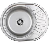 Quadron Jim 216 lavello in acciaio con sifone 57x45 cm HD216LEN5745