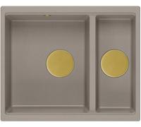 Quadron Logan lavello graniteq 55x46 cm beige HCQL5646U4-G1_U