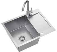 Quadron Luke lavello con rubinetto acciaio/acciaio ZH6048BS_3623500_BS