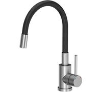 Quadron Maggie rubinetto da cucina verticale acciaio inossidabile-nero 3323503BL