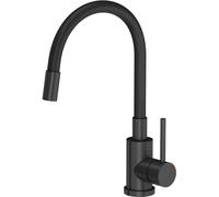 Quadron Maggie rubinetto da cucina verticale nero 3323503BLM