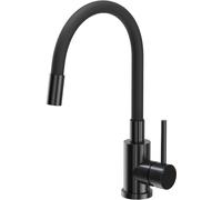 Quadron Maggie rubinetto da cucina verticale nero 3323503PVDBLM