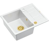 Quadron Morgan lavello graniteq 62x50 cm bianco HB8210U1-G1_P2O