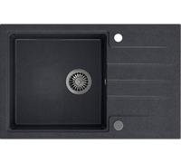 Quadron Peter lavello graniteq 78x50 cm nero HCQP7850CZK