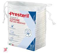 QUADROTTI COTONE IDROFILO PRESTERIL 8X7,5 CM 50 PEZZI