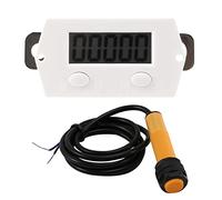 QUAEDE LCD numerico 0-99999 - Contatore a 5 cifre più UP Gauge + Sensore di interruttore di prossimità con magnetico