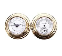 QUAEDE Termometro Igrometro Barometro Orologi Orologio 2 Set Completo Contatore Stazione Meteo