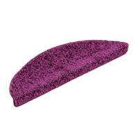 QUAHEAS 30 tappetini per gradini, 56 x 17 x 3 cm, viola, antiscivolo, autoadesivi, lavabili, con isolamento acustico, per scale in legno e scale interne per sicurezza e protezione dai graffi