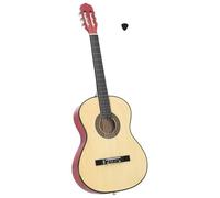 QUAHEAS Chitarra classica per principianti, 4/4, 99 cm, in legno di tiglio, chitarra da concerto con corde in nylon, tastiera e piroli in plastica dura, chitarra acustica ideale per bambini, scuola