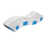 QUAHEAS Materasso a molle insacchettate, durezza media, 90 x 190 cm, con 7 zone di riposo, tessuto traspirante, ergonomico, comodo supporto per dormire per camera da letto e materasso arrotolabile