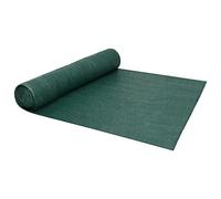 QUAHEAS Rete frangivista antracite HDPE/m², 1,2 x 50 m, resistente alle intemperie, resistente ai raggi UV, per giardino, balcone, terrazza, come protezione solare e ombra, verde, 3.6 x 25 m (75 g)