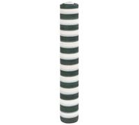 QUAHEAS Rete frangivista antracite HDPE/m², 1,2 x 50 m, resistente alle intemperie, resistente ai raggi UV, per giardino, balcone, terrazza, come protezione solare e ombra, verde e bianco., 2 x 10 m