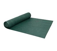 QUAHEAS Rete frangivista antracite HDPE/m², 1,2 x 50 m, resistente alle intemperie, resistente ai raggi UV, per giardino, balcone, terrazza, come protezione solare e ombra, verde, 1.2 x 10 m (195 g)