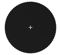 QUAHEAS Tappeto elastico nero, in robusto polipropilene, per trampolino rotondo da 4,27 m, con 80 ganci, resistente ai raggi UV e all'acqua, ricambio per giardino e uso esterno