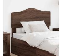QUAHEAS Testiera moderna effetto rovere, 90 cm, resistente in legno, resistente, facile da pulire, per camera da letto, camera degli ospiti