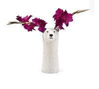 Quail Ceramics - Vaso da fiori con orso polare, misura L
