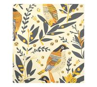 Quail Stock Scandinavian Holiday copertura magnetica riutilizzabile frigorifero avvolge decorazioni natalizie magnetiche 58,4 x 66 cm