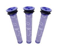 Quailitas Prefiltri di ricambio per aspirapolvere, confezione da 3, compatibili con Dyson Vacuum, filtro per Dyson V6, V7, V8, DC59, DC58 e filtro per aspirapolvere 965661 01, accessori per