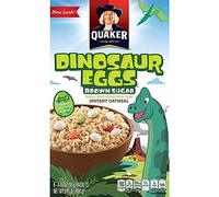 Quaker Instant Oatmeal, Dinosaur Eggs and Brown Sugar, Breakfast Cereal, 14.1 Ounce (Pack of 4)
