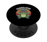 Quakulator - Calcolatore di giochi di parole per la matematica rana PopSockets PopGrip Adesivo