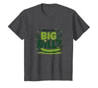 Qual è Il Grande aneto Divertente Pickle Pun Foodie Humor Maglietta, Bambini, Grigio Scuro, 8 Anni