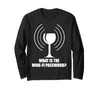 Qual è Il Wine-Fi Password Wine Glass WiFi Waves Hotspot Maglia a Manica