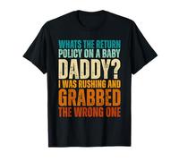Qual è la Politica di restituzione su Un papà Bambino I Was Rushing Retro Maglietta