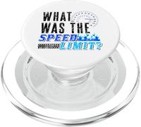 Qual era il limite di velocità? Auto da corsa limite di velocità PopSockets PopGrip per MagSafe