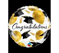 Qualatex 82283 Congratulazioni Oro Palloncini 18 Inch Lamina Palloncino