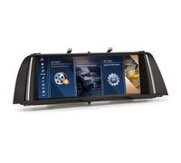 Qualcomm 10.25" 8-Core 4GB+64GB Android 14 Autoradio Bluetooth 5.1 per BMW Serie 5 F10/F11 (2013-2016) Sistema NBT Supporta Navigatore IPS Touch Screen iDrive CarPlay Android Auto Wifi 4G DAB+ CanBus