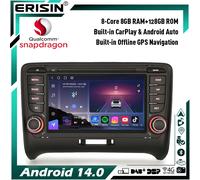 Qualcomm 128GB 8-Core Android 14 GPS Autoradio Bluetooth per AUDI TT MK2 DAB+DSP