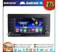 Qualcomm 8-Core 4+64GB Android 16 Autoradio CarPlay GPS DAB+ per Porsche Cayenne