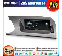 10.25" 8-Core 64GB Android 14 Autoradio GPS DAB+CarPlay per Audi A4 S4 RS4 A5 S5