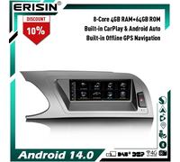 Qualcomm 8-Core 64GB Android 14 GPS Autoradio DAB+BT CarPlay per Audi A4/S4/RS4