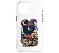 Qualcosa di malvagio in questo modo arriva Witch Moon Skulls Custodia per iPhone 16 Pro Max
