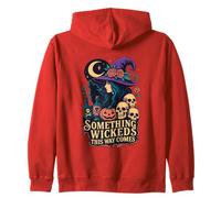 Qualcosa di malvagio in Questo Modo Arriva Witch Moon Skulls Felpa con Cappuccio