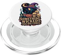 Qualcosa di malvagio in questo modo arriva Witch Moon Skulls PopSockets PopGrip per MagSafe