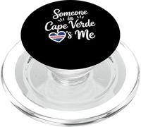 Qualcuno A Capo Verde Mi Ama Bandiera Del Cuore Amore PopSockets PopGrip per MagSafe
