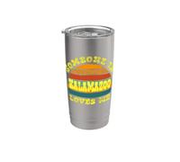 Qualcuno a Kalamazoo mi ama Tramonto vintage Bicchiere termico in acciaio inox doppia parete
