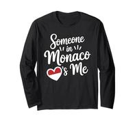Qualcuno A Monaco Mi AMA Cuore A Lunga Distanza Maglia a Manica