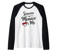 Qualcuno A Monaco Mi AMA Relazione Romantica Maglia con Maniche Raglan