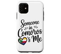 Qualcuno Alle Comore Mi Chiama Comore Flag Heart Long Custodia per iPhone 11