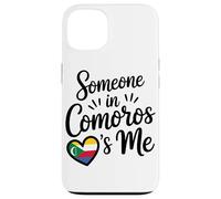 Qualcuno Alle Comore Mi Chiama Comore Flag Heart Long Custodia per iPhone 13