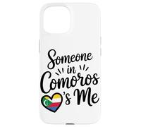 Qualcuno Alle Comore Mi Chiama Comore Flag Heart Long Custodia per iPhone 15