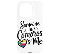 Qualcuno Alle Comore Mi Chiama Comore Flag Heart Long Custodia per iPhone 15 Pro