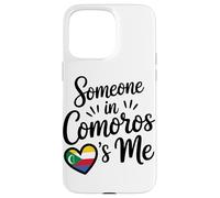 Qualcuno Alle Comore Mi Chiama Comore Flag Heart Long Custodia per iPhone 15 Pro Max