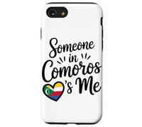 Qualcuno Alle Comore Mi Chiama Comore Flag Heart Long Custodia per iPhone SE (2020) / 7/8