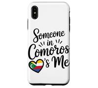 Qualcuno Alle Comore Mi Chiama Comore Flag Heart Long Custodia per iPhone XS Max