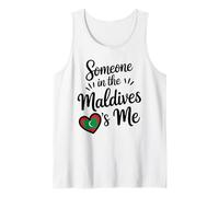 Qualcuno alle Maldive Sono Io Amore Romantico Cuore Canotta